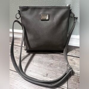 Jenna Kator Collection Vegan Leather Crossbody Bag Purse | Stylish | Neutral